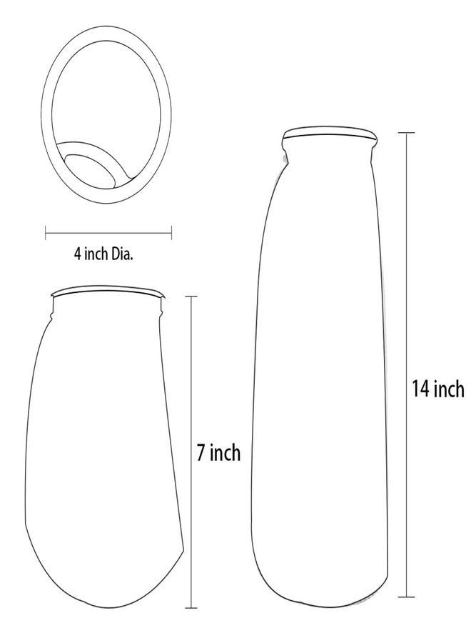 AQUA KT 200 Micro Felt Filter Bag Aquarium Filter Sock for Fish Tank, 14 Inch Length, 4 Inch Ring Diameter, Pack of 8 - Image 4